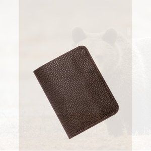 New Men Litchi Embossed Small Wallet 158